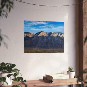 Snow-Dusted Majesty – Northern View of the Sandia Mountains