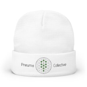 Pneuma Collective Embroidered Knit Beanie