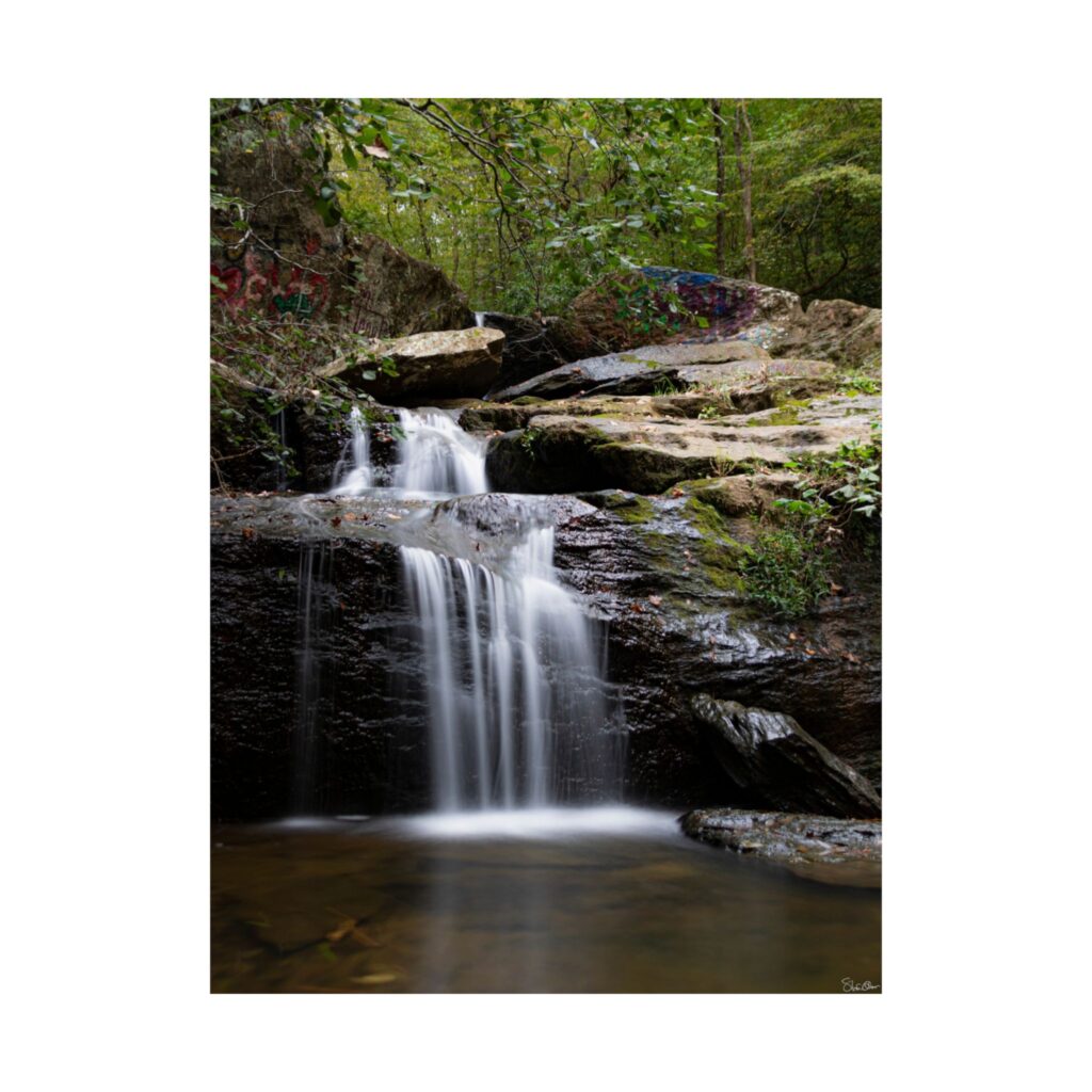 Whispers of Water – Canton, Georgia Waterfall - Waterfall Photography, Gift for Nature Lovers